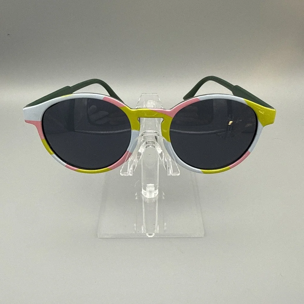 Starbucks Round Colorful Sunglasses - Pink, Yellow, White & Green Starbuck Logo